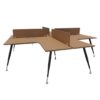 Spyder L Shape Cluster of 4 Workstation - Image 3
