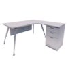Spyder L Shape Table with Fixed Pedestal - Image 2